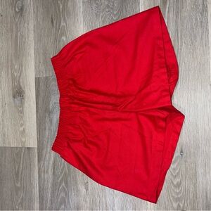 Athletic Works Red Athletic Shorts Lightweight Performance